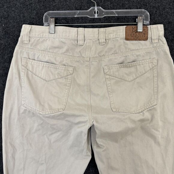 Mountain Khakis Pants Mens 38x32 Khaki Cotton Canvas Chino Workwear 5-Pocket - Picture 6 of 14